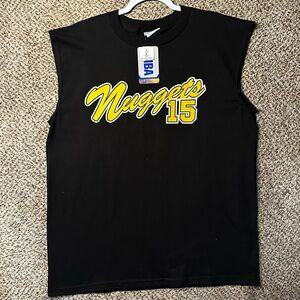 NBA Black Sleeveless Carmelo Anthony t shirt jersey
